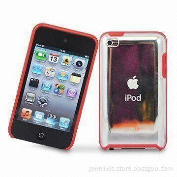 Cover for Apple's iTouch 4, Made of PC and TPU Material. Customized Designs and Logos Welcomed